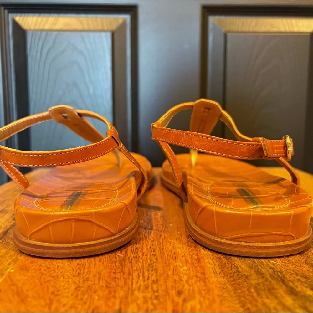 Sam Edelman Naomi Tan T-Strap Sandals - Picture 9 of 11